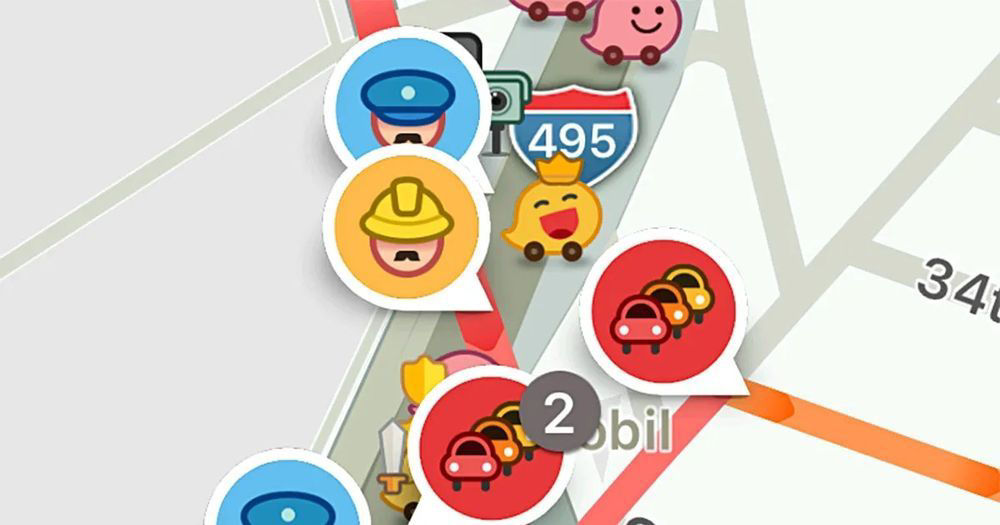 Waze pruža informacije o uslovima u saobraćaju, kamerama, radovima na putu i saobraćajnim nezgodama